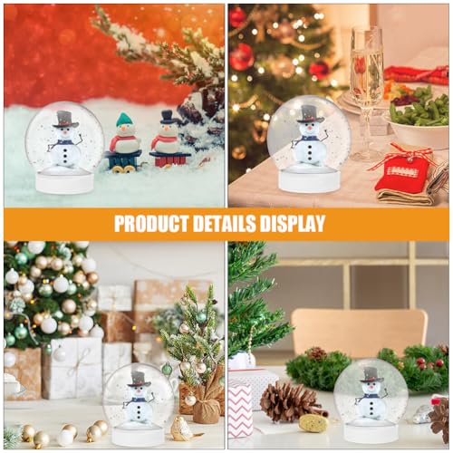 Alipis Globo De Neve DIY Globo De Água 24 Peças 300Ml Globo De Água De Plástico Transparente Jarra D