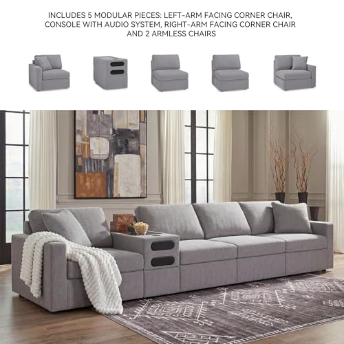 Image of Signature Design by Ashley Modmax Modular Sofa Sectional with Speaker
