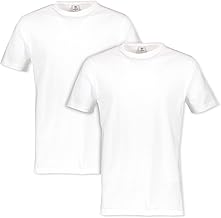 LERROS - Men's Crew Neck Double Pack T-Shirt, Regular Fit, (2003014)