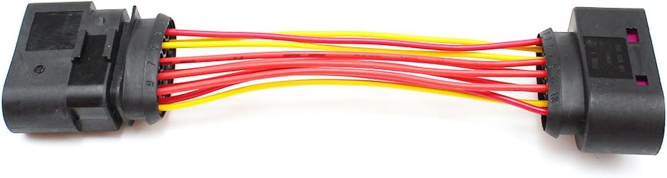LingLONG Headlight 10 To 14 Pin Wiring Harness Connector Plug Adapter 1J0973737 1J0973835 Fit For VW AUDI