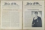  Die SA, Zeitschrift der Sturmabteilungen der NSDAP [Konvolut von 2 Heften] - Jahrgang 1: Folge 29 /// Jahrgang 1: Folge 35, Mit Beilage, großformatige Karte