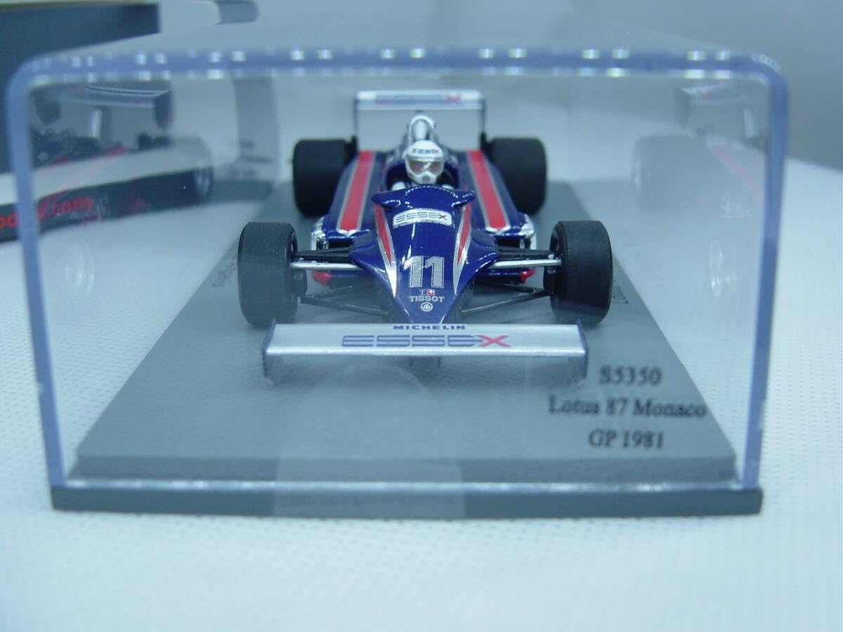 スパーク1/43 Lotus 87 E.d.アンジェリス 1981モナコGP スパーク
