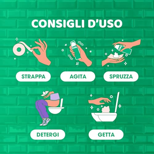 Chilly Senza Risciacquo, Detergente Intimo Senza Risciacquo Delicato, Da usare sulla Carta Igienica, Adatto alle Pelli Sensibili, Formula in Mousse a pH5, Con Anti-Odor, Clinicamente Testato - 100ml - Immagine 5