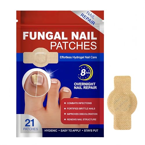 Parches de reparación de uñas por hongos, tratamiento de uñas por hongos, cambio de uñas rotas, dañadas, agrietadas y descoloridas (1Piezas)
