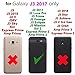 Phone Case for Samsung Galaxy J3 Luna Pro J3 Prime 2017 J 3 Emerge Eclipse Mission with Tempered Glass Screen Protector Slim Thin Accessories Silicone Protective Cell Cover Express Prime 2 Amp Prime 2