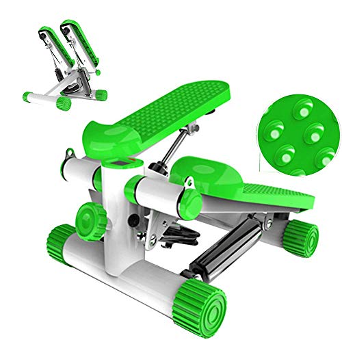 FYNNDM Mini Stepper multifunción para Fitness, Stepper de Subida y Bajada con Pantalla LCD y Cables para los Brazos, Bicicleta de Ejercicio para Ciclismo, Stepper portátil