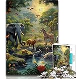 Puzzles pour adultes 1000 pièces : Ce puzzle de 1000 pièces pour adultes, avec des dessins animés, des animaux, des paysages, etc., est idéal pour la détente et la stimulation mentale. Son matériau épais et de haute qualité garantit une durabilité accrue, tandis que la découpe précise à la machine garantit un ajustement parfait sans espace entre les pièces. Dimensions : 38 x 26 cm, 70 x 50 cm.