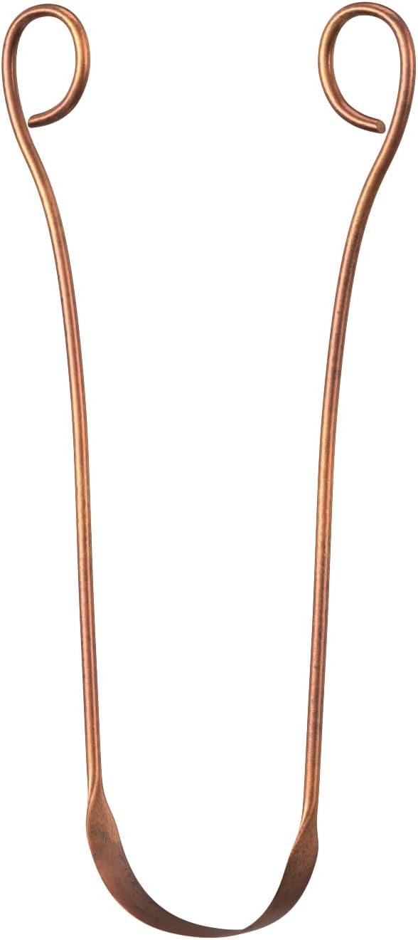 Isabella’s Clearly Limpiador raspador de lengua de cobre | 100% metal puro y resistente, libre de BPA, fácil de usar para adultos y niños | Cuidado