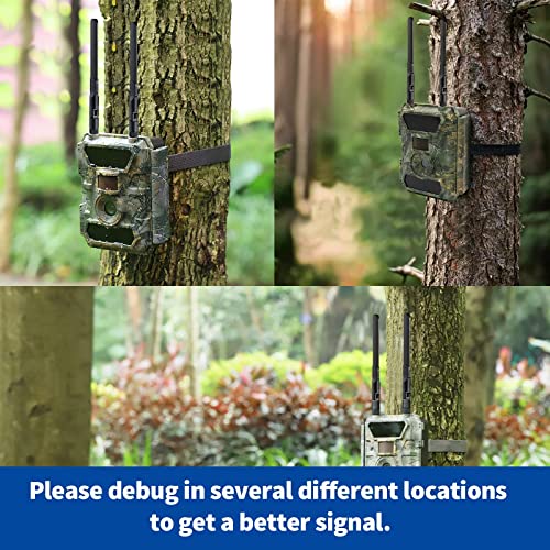image for Bingfu 4G LTE Cellular Trail Camera Antenna 8dBi RP-SMA Male Antenna (