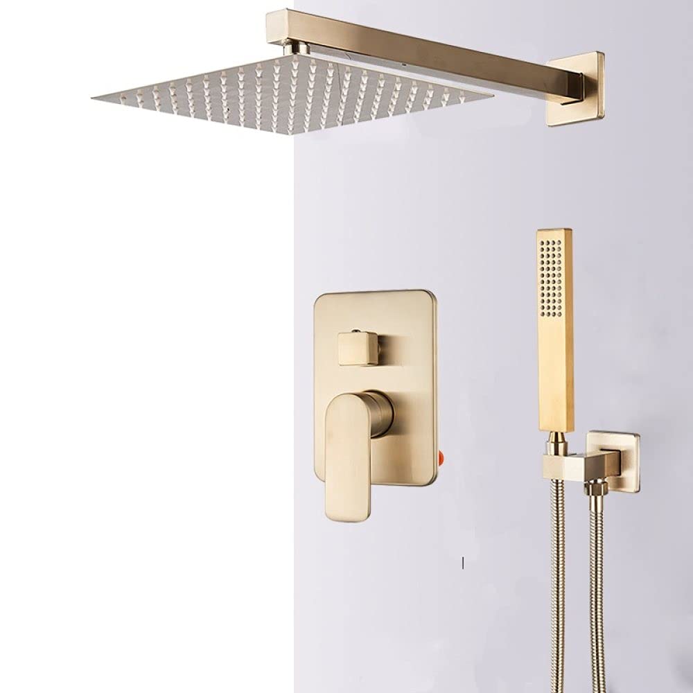 Ensemble de Douche Or brossé pour créer une Ambiance Spa Relaxante à la Maison