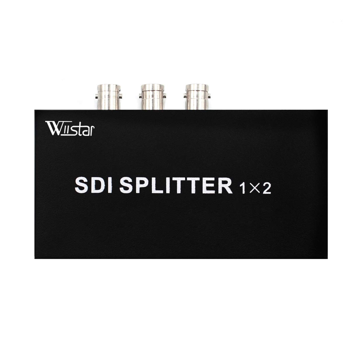 Wiistar SDI Splitter 1x2 soporta SD-SDI, HD-SDI, 3G-SDI hasta 1320 pies SDI 1 entrada y 2 salidas 100M Full HD