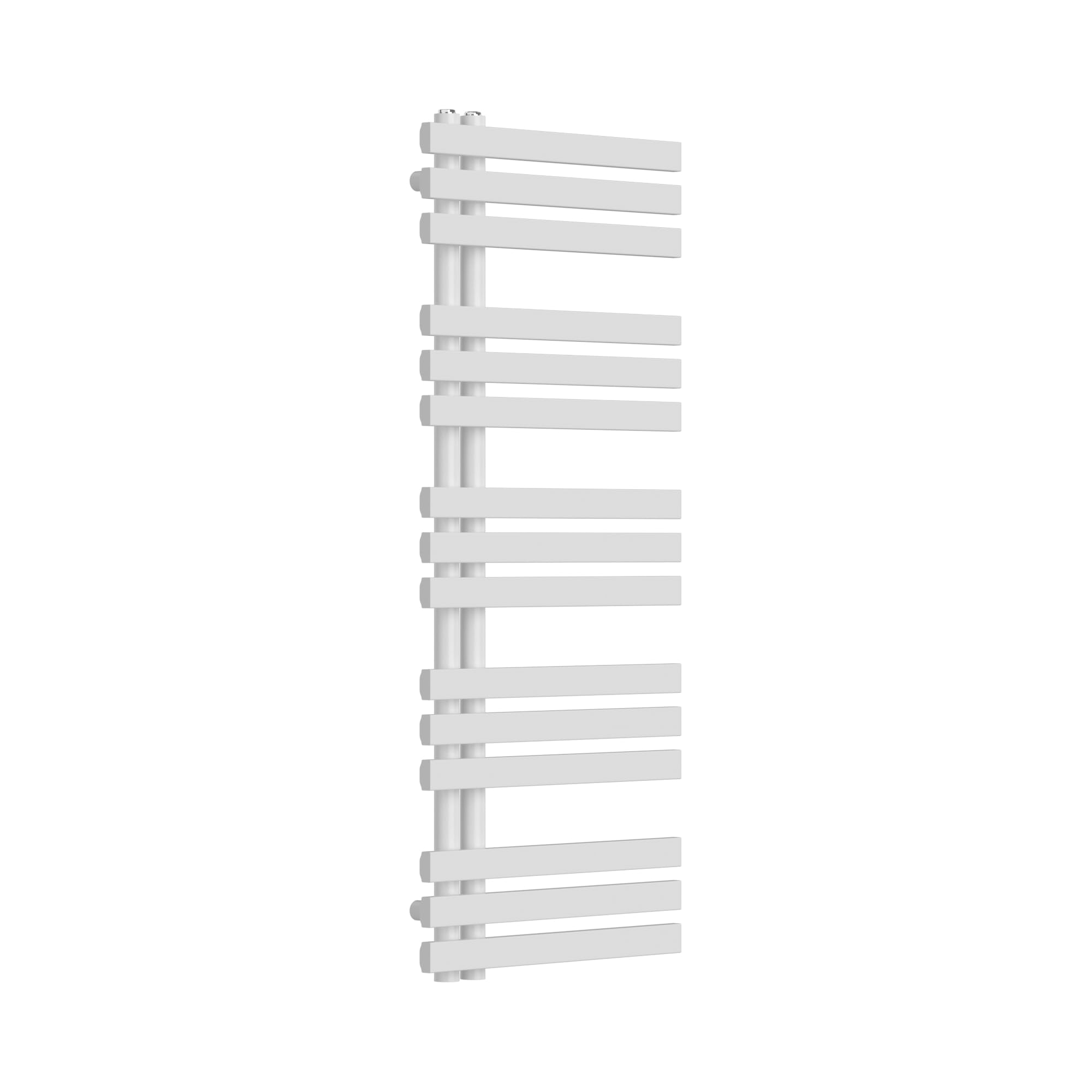 [neu.haus] Scalda Asciugamani da Parete Radiatore Scaldasalviette per Bagno Termoarredo ad Acqua Calda 120 x 50 cm - Bianco