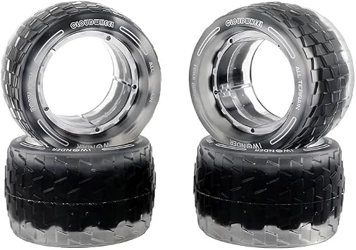 EXWAY Cloud Wheel 105mm Hub Motor Translucent Polyurethane All Terrain Off Road Electric Skateboard Wheels for Hub Motor Electric Longboard
