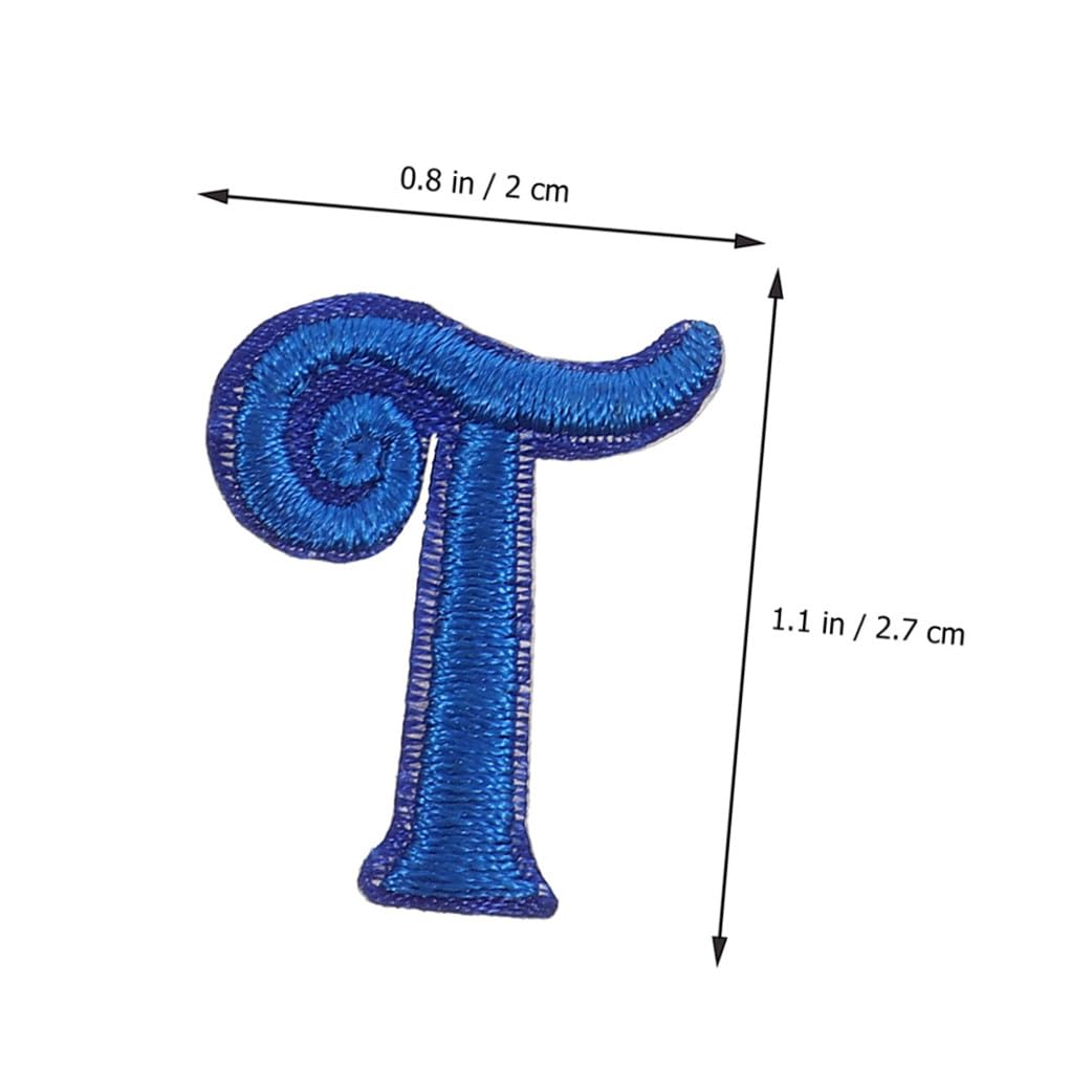 OSALADI 3 Series 3 Juegos De Parches De Tela Con Bordado De Letras Pegatinas Para Espinillas Parches De Reparación Parches De Letras Universitarias Parches Personalizados 52 piezas x 3