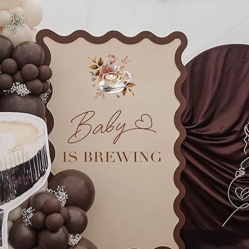 Vinilo decorativo coffee para baby shower 10x20 in miniatura 6