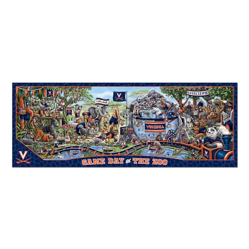 Image of YouTheFan NCAA Virginia Tech Hokies inchGame Day At The Zoo inch 500 Puzzle