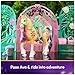 Unicorn Academy, Ava Doll & Color-Change Leaf Stall Playset with 15 Accessories, Dolls & Unicorn Toys for Girls Ages 4 and up