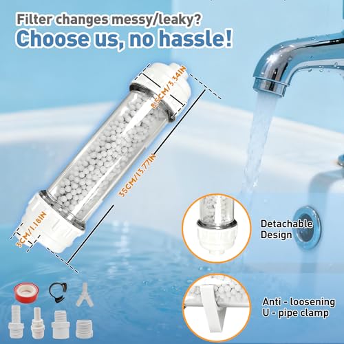 Condensate Neutralizer Kit, Compatible with Rinnai High-Efficiency Boilers & Tankless Heaters, Acidic Condensate Neutralizer with Transparent Inspection Window, Prevents Pipe Corrosion
