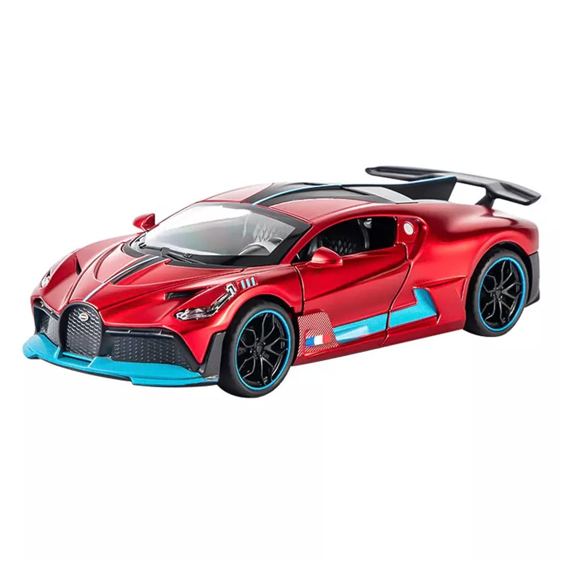 Minixeal 1/32 Diecast Bugatti DIVO Alloy Metal Pull Back Die-Cast Car Scale Model Pullback with Sound Light Mini Auto Toy car for Kids Best Gifts Toys for Kids Boys(RED) (B0CK5MZBWY) Amazon Price History, Amazon Price Tracker