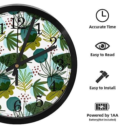 Horloge murale quartz silencieuse sans tic-tac à piles - 3