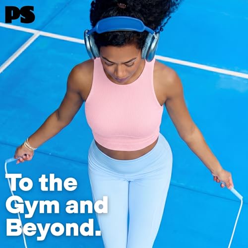 Image of POPSUGAR Sports Bras for Women - Y Back, High Neck, Strappy & Long Line Padded Racerback Bra Workout Yoga Top Racer Back Bra