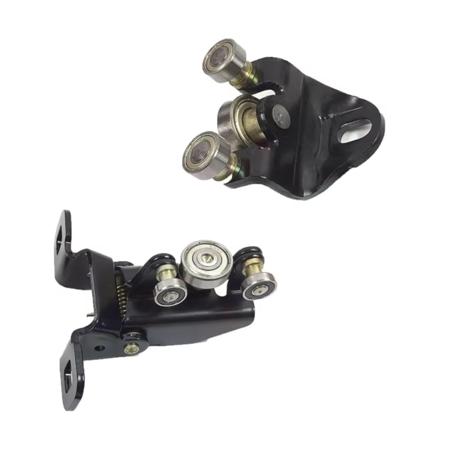 Car Sliding Door Rollers Compatible with Transit MK6 2000 2001 2002 2003-2006 2X Sliding Door Roller Guide Hinge Middle and Top Left 1639909 1639910