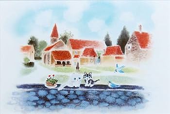 Amazon.co.jp: ◇渡辺あきお◇【ねこのフェアリー】アートプリント◇額