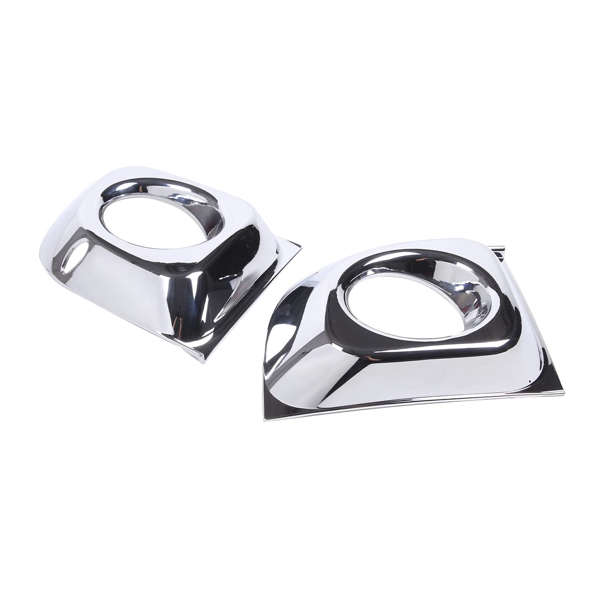 YANER Paraurti anteriore di guida fendinebbia lampada anello lunette coperture adatte per Fiat 500 2011-2015, copertura anteriore fendinebbia cornice cornice accessori auto