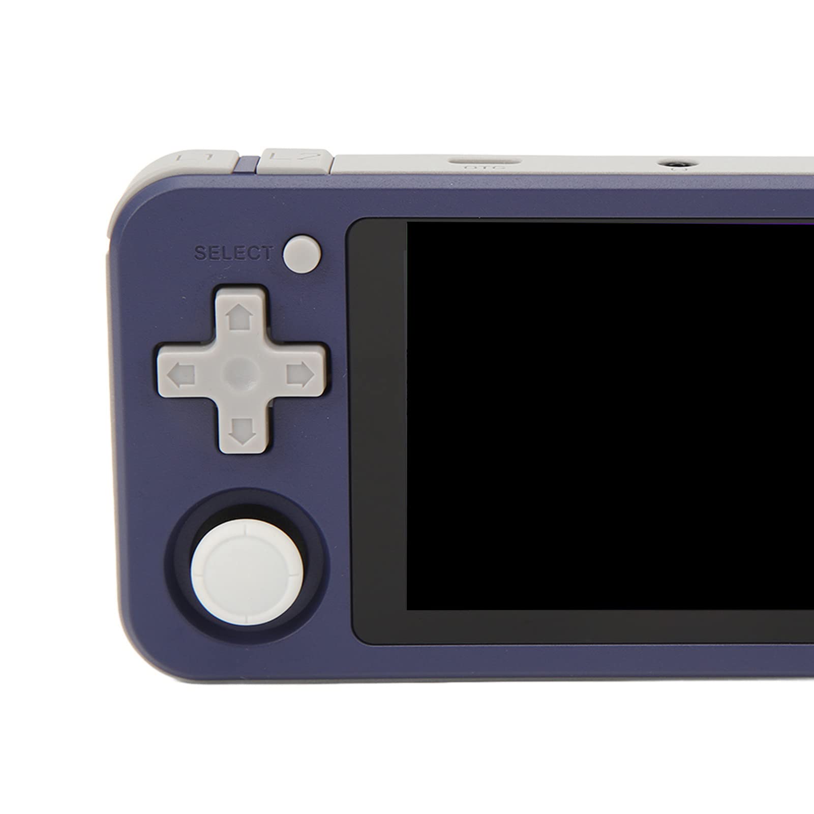 Cryfokt Retro-Handspielkonsole, RK3326 Quad Core Tragbare Spielkonsole, Handspielmaschine mit 3,5-Zoll-IPS-Bildschirm, 3500-mAh-Akku für N64 CPS1 CPS2 FBA (Purple)
