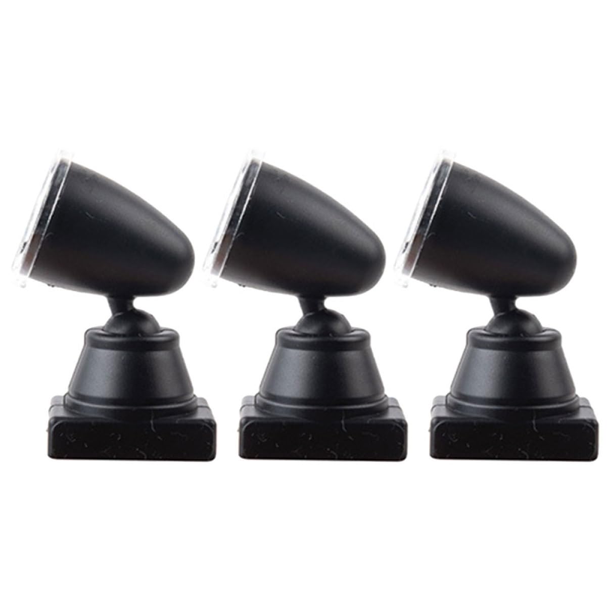 IWOWHERO 3pcs Mini Signal Light Model for Table Mini Spotlight Miniature Spotlight