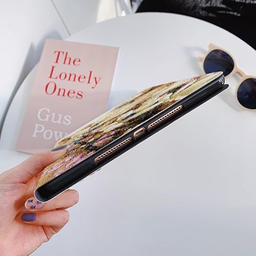 花柄 iPad mini 7 ケース A17 Pro/iPad Mini6 ケース 手帳型 可愛い ペン収納可能 iPad mini 第6世代 カバー 女性向け 個性 柄付き オートスリープ,Color J