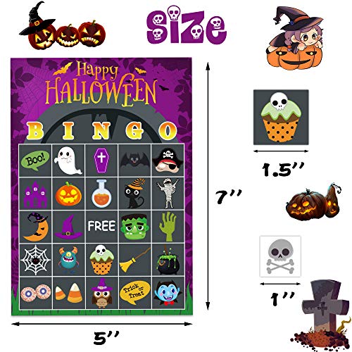 Halloween Party Games for Kids Adults, 24 Player Halloween Bingo Card Games - image 3