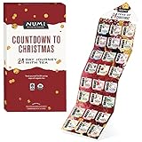 Numi Organic Tea Advent Calendar 2024, Countdown to Christmas 24 Tea Bag Gift Set