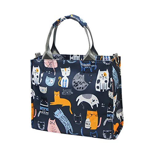 Small Diaper Bag Waterproof Diaper Bag Tote Multi-Function Baby Girl Diaper Bag Purse Lightweight Baby Tote Bag Travel(Cat Paradise)