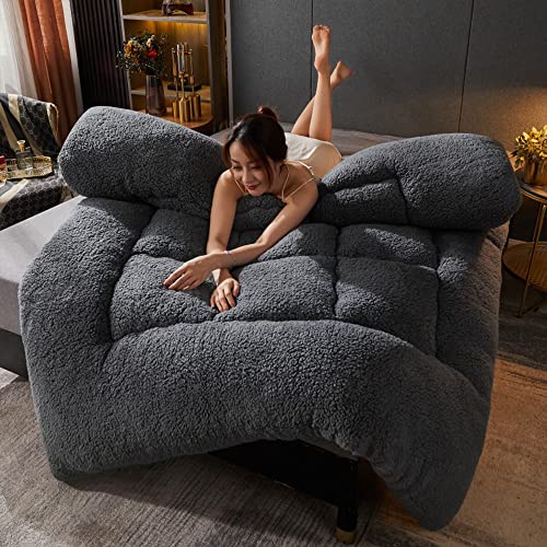 Generic ӂӂzc}bgX ؂Ȑ܂肽ݎ{}bgX NC[ |[^u xbh }bgX gbp[ X[sO pbh Hё@ۓ}bg VO _u,O[,150x200cm 1.6kg