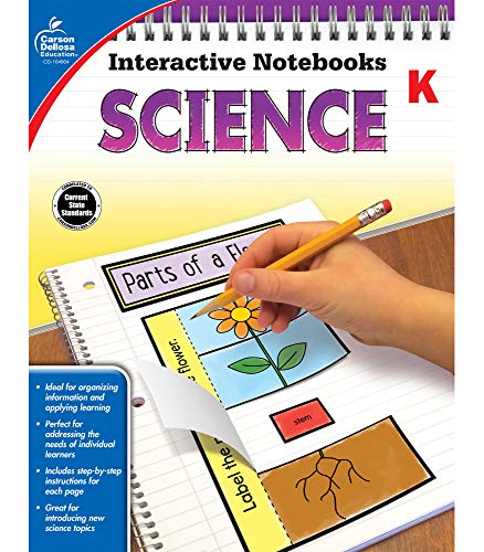 Carson Dellosa | Science Interactive Notebook | Kindergarten, 96pgs (Interactive Notebooks)