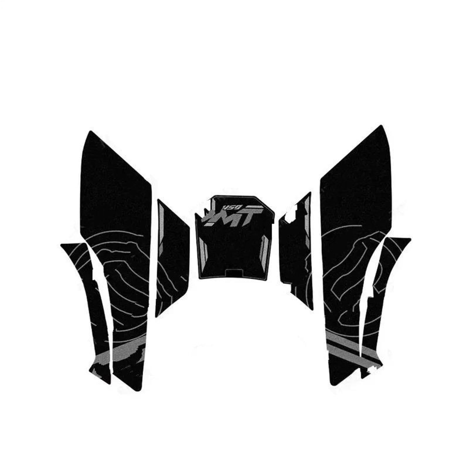 for CFMOTO 450MT 2024 Motorcycle Side Sticker Fuel Tank Decal Protector Traction Pad Cover Decoration Sets Helmet Protector(Color5)
