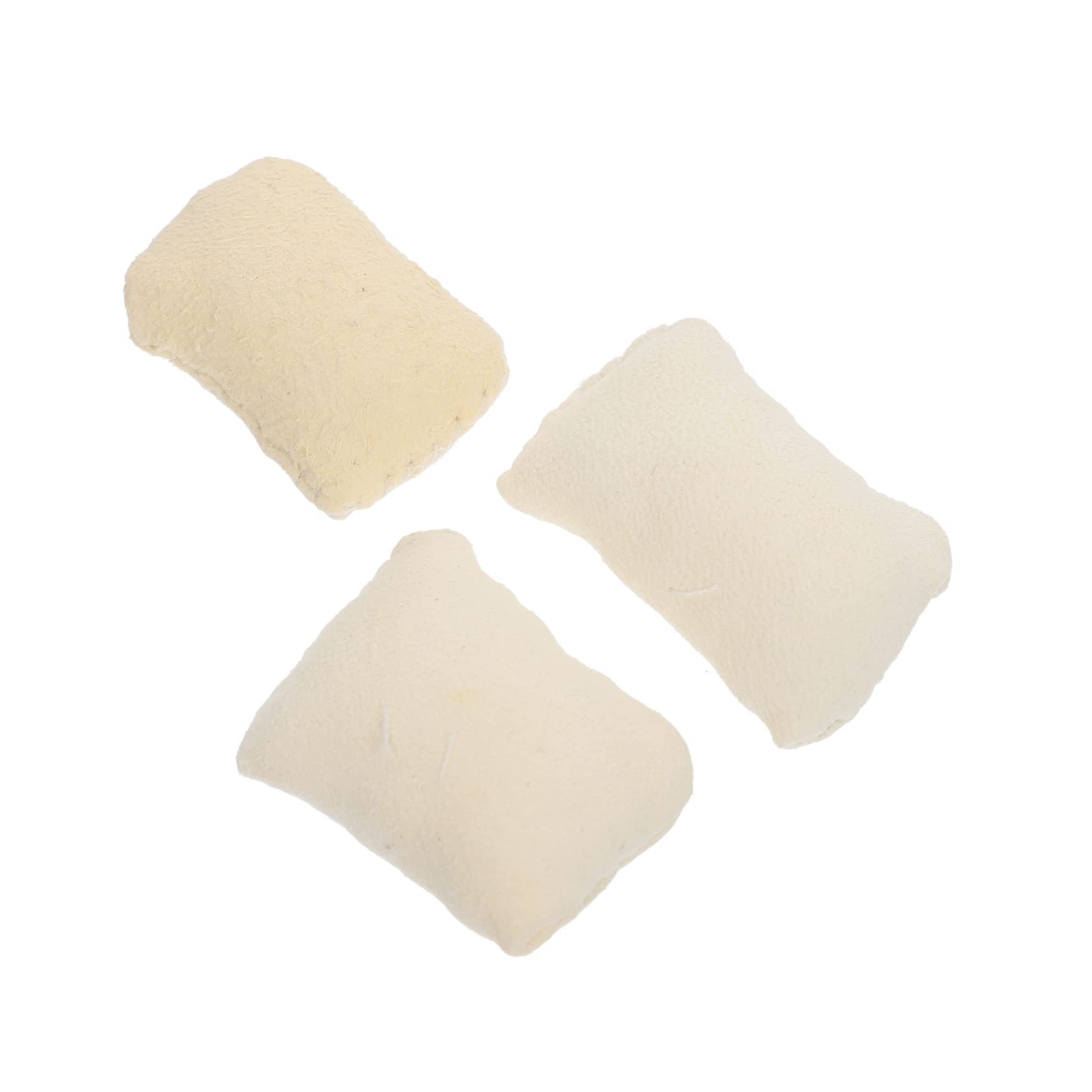 GOOHOCHY 3 Pcs Delicate Erhu Practice Mute Portable Silencers for Beginners Durable Sound Filter Pads for Erhu Practice Beige