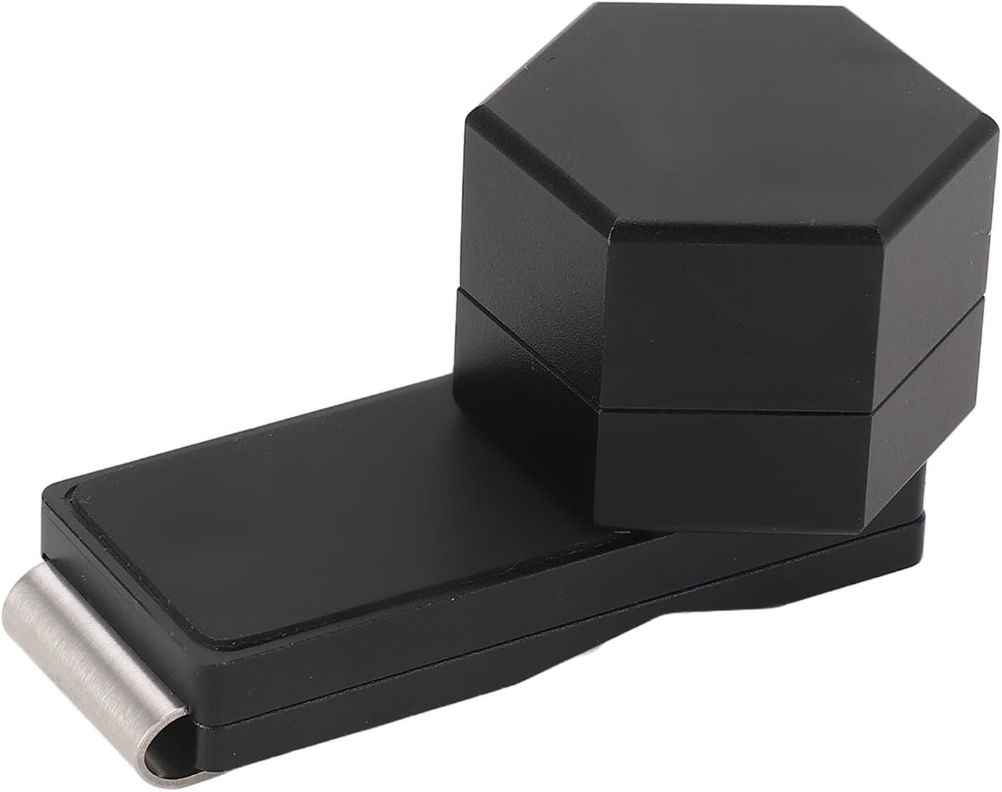 Portable Magnetic BilliardChalk Holder with Hex Box Clip, Lightweight Professional Chalk Holder Magnetic Billiard PoolSnooker Chalk Holder for Halls Pool Rooms Bars