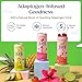 Juni Sparkling Adaptogen Drink with Ashwagandha, Lion’s Mane & Reishi Mushrooms | Green Tea for Focus, Zero Sugar, 5 Calories | Decaffeinated, Non Alcoholic Drinks – Variety Pack (12 Pack)