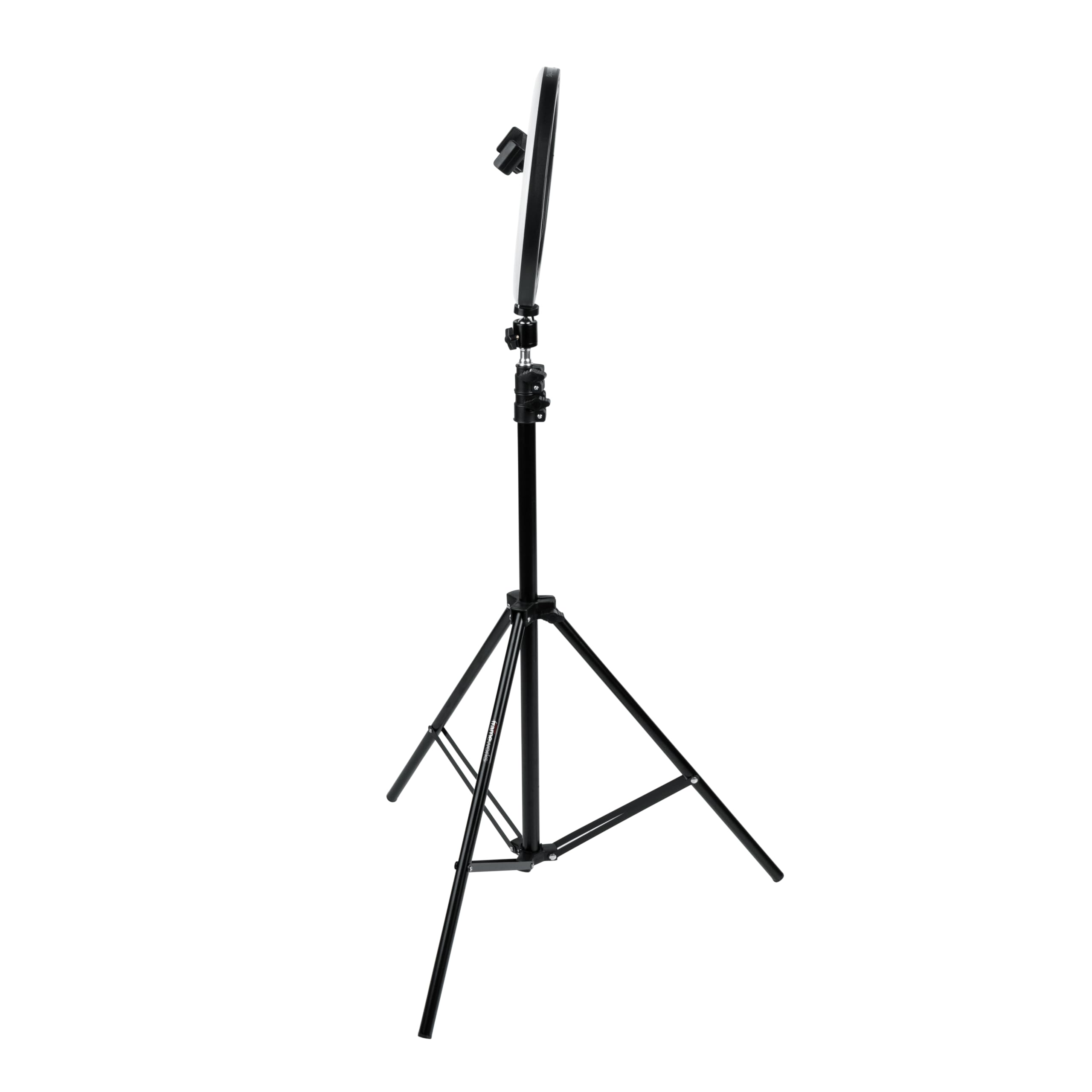 Gator Frameworks 10-calowa lampa LED pierścień ze statywem podstawa ze stojakiem na telefon (GFW-RINGLIGHTTRIPD)