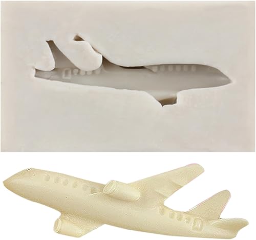 Miniatura 10 de MINFEIDMS Molde de silicona para avión, bolsa de equipaje de viaje, molde de fondant, molde temático para viajero de vacaciones, para decoración de