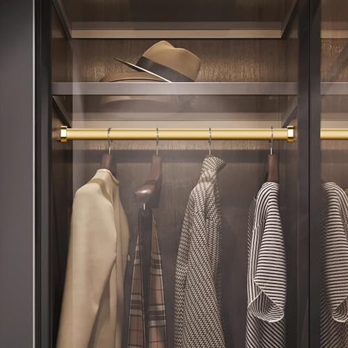 Tringle ovale argent pour penderie de chambre et vêtements de salle de bain