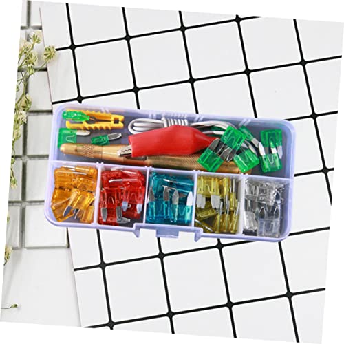 Kit de fusibles para automóvil, 60 piezas, 5-30 A, zinc y plástico, con probador miniatura 3
