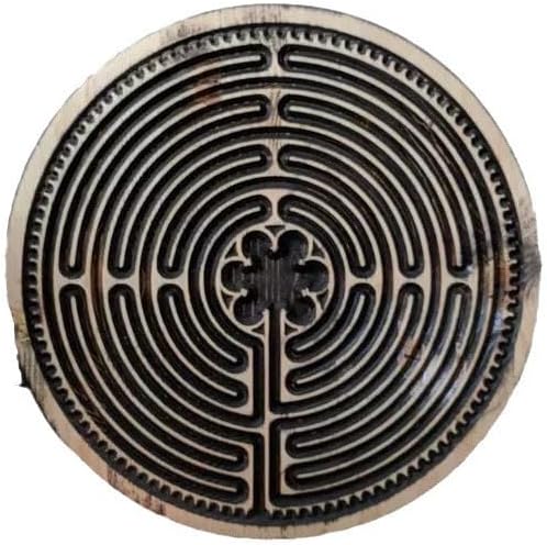 Amazon.com: 7.87in Wooden Meditation Finger Labyrinth Tool : Toys & Games