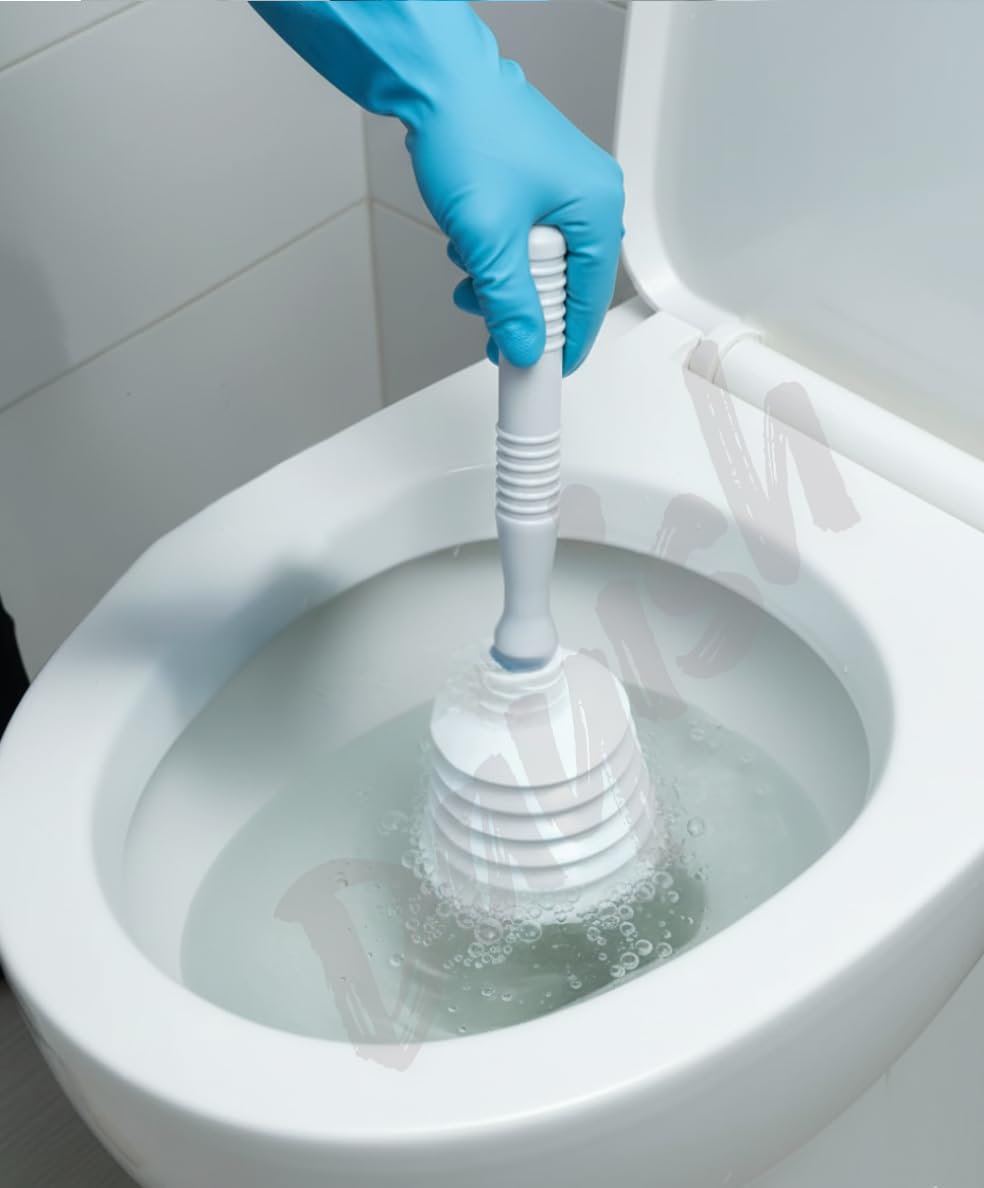 Dayish Sink Plunger for Toilet Bathroom Pipe Unblocked Cleaner Dredge Suction Device Pump for Wash Basin Household Rubber Suction Plunger for Bathroom, Kitchen, Toilet Dredging Bath Hoses Accessories 1