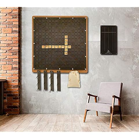 Tubibu Wall Games, Unique Wall Decor, Extraordinary Gift, Wall Decor, Wall Art, Wall Game Board, Office Wall Art, Housewarming Gift (Words Huge) Cover