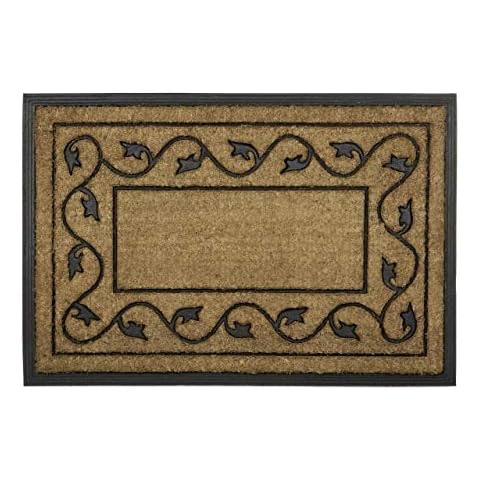 Felpudo grande Relaxdays de goma PVC antideslizante para interior y exterior Cover