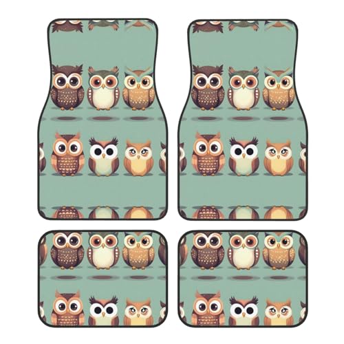 Tapis de voiture universels chouette pour garder votre SUV propre en famille