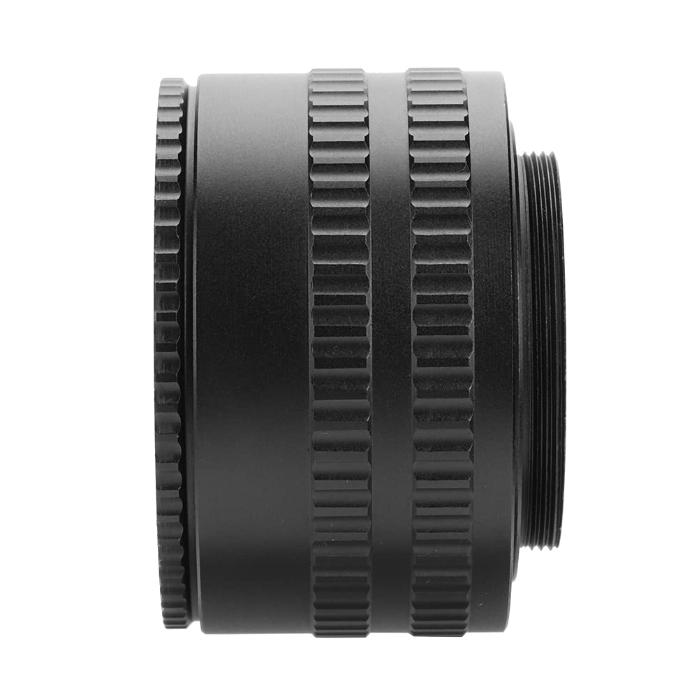 Jiawu Adaptador Helicoidal M42, Distancia de Enfoque Ajustable de 12 Mm a 90 Mm para Fotografía Macro, Tubo Helicoidal con Control de Enfoque Fino para Lentes sin Anillo de (36mm-90mm)